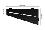 Schlüter Systems SHELF-E-S3 MGS - structuur-gecoat grafietzwart mat SES3D7MGS