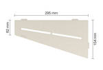 Schlüter Systems SHELF-E-S3 TSI - structuur-gecoat ivoor SES3D7TSI