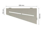 Schlüter Systems SHELF-E-S3 TSSG - structuur-gecoat steengrijs SES3D7TSSG