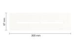 Schlüter Systems SHELF-N-S1 MBW - structuur-gecoat zuiver wit mat SNS1D7MBW