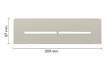 Schlüter Systems SHELF-N-S1 TSC - structuur-gecoat crème SNS1D7TSC