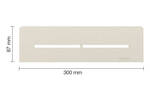 Schlüter Systems SHELF-N-S1 MGS - structuur-gecoat grafietzwart mat SNS1D7TSI