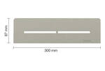Schlüter Systems SHELF-N-S1 TSSG - structuur-gecoat steengrijs SNS1D7TSSG