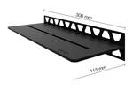 Schlüter Systems SHELF-W-S1 MGS - structuur-gecoat grafietzwart mat SWS1D7MGS
