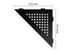 Schlüter Systems SHELF-E-S1 MGS - structuur-gecoat grafietzwart mat SES1D3MGS