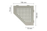 Schlüter Systems SHELF-E-S2 TSSG - structuur-gecoat steengrijs SES2D3TSSG