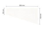 Schlüter Systems SHELF-E-S3 MBW - structuur-gecoat zuiver wit mat SES3D3MBW