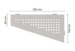 Schlüter Systems SHELF-E-S3 TSBG - structuur-gecoat beigegrijs SES3D3TSBG