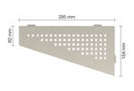Schlüter Systems SHELF-E-S3 TSC - structuur-gecoat crème SES3D3TSC