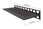 Schlüter Systems SHELF-W-S1 TSDA - structuur-gecoat donker antraciet SWS1D3TSDA