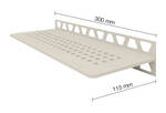 Schlüter Systems SHELF-W-S1 TSI - structuur-gecoat ivoor SWS1D3TSI
