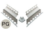 Schlüter Systems DILEX-HKS-E/E 90° PG - pastelgrijs E90V2AU30/O9PG