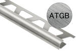 Schlüter Systems RONDEC-ATGB ATGB - Alu. titanium geborsteld geanodiseerd Afsluitprofiel