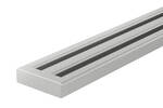 SchlÃ¼ter Systems KERDI-LINE-VARIO WAVE 42 EB - Roestvast staal V4A geborsteld zilver KLVR1D10EB180