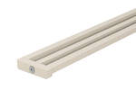 SchlÃ¼ter Systems KERDI-LINE-VARIO WAVE 42 TSI - Alu structuur-gecoat ivoor KLVR1D10TSI120