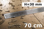 Schlüter Systems KERDI-LINE-B EB - Roestvast staal V4A geborsteld zilver Profielframes