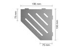 Schlüter Systems SHELF-E-S2 TSG - structuur-gecoat grijs SES2D10TSG