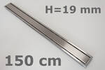 Schlüter Systems KERDI-LINE-A EB - Roestvast staal V4A geborsteld zilver KLA19EB150