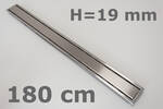 Schlüter Systems KERDI-LINE-A EB - Roestvast staal V4A geborsteld zilver KLA19EB180