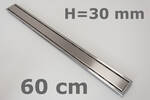 Schlüter Systems KERDI-LINE-A EB - Roestvast staal V4A geborsteld zilver KLA30EB60