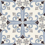 Faetano Paris Montmartre Blu 20x20 cm Vloertegel / Wandtegel Decor Mat Vlak 20PR00MBA | 2