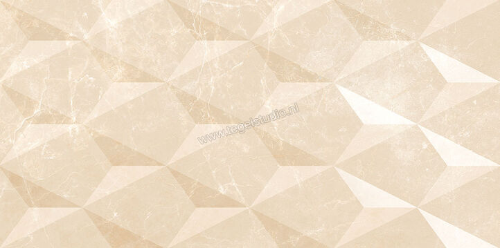 Love Tiles Marble Beige 35x70 cm Decor Bliss Glanzend Vlak 664.0138.0021 | 104134