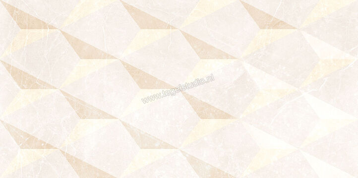 Love Tiles Marble Cream 35x70 cm Decor Bliss Glanzend Vlak 664.0138.0311 | 104137