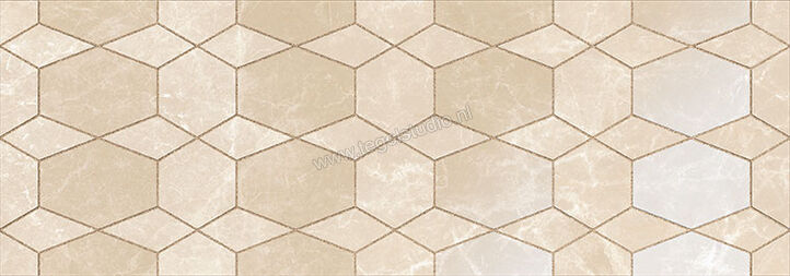 Love Tiles Marble Beige 35x100 cm Decor Glee Glanzend Vlak 664.0136.0021 | 104200