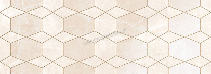 Love Tiles Marble Cream 35x100 cm Decor Glee Glanzend Vlak 664.0136.0311 | 104203