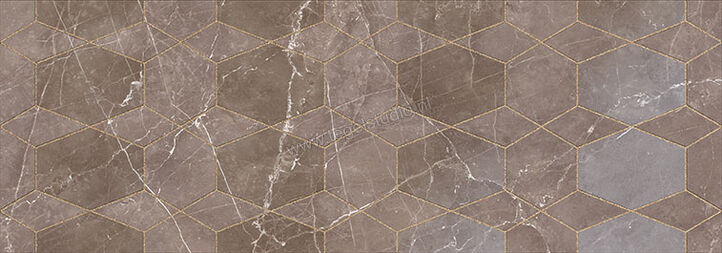 Love Tiles Marble Tortora 35x100 cm Decor Glee Glanzend Vlak 664.0136.0371 | 104209