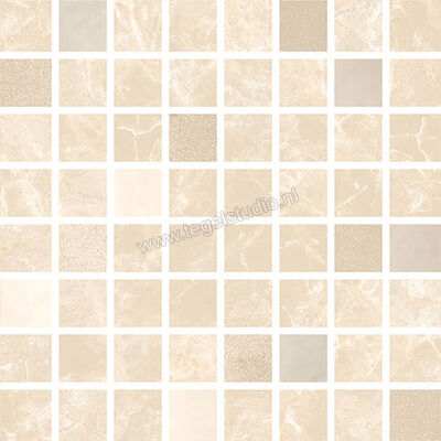 Love Tiles Marble Beige 17.4x17.4 cm Mozaiek Mat Vlak 663.0104.0021 | 104257