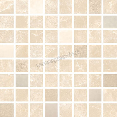 Love Tiles Marble Beige 17.4x17.4 cm Mozaiek Glanzend Vlak 663.0103.0021 | 104260