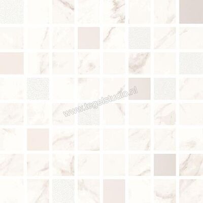 Love Tiles Marble White 17.4x17.4 cm Mozaiek Mat Vlak 663.0104.0011 | 104302