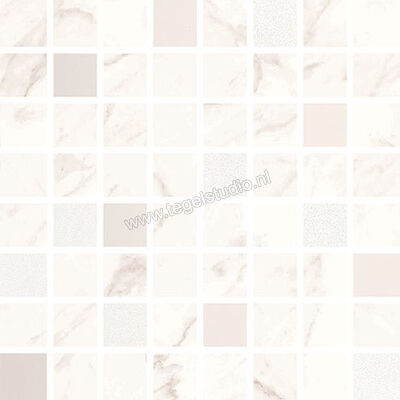 Love Tiles Marble White 17.4x17.4 cm Mozaiek Glanzend Vlak 663.0103.0011 | 104305