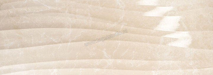 Love Tiles Marble Beige 35x100 cm Decor Shape Glanzend Gestructureerd 635.0106.0021 | 104314