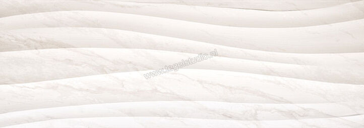 Love Tiles Marble White 35x100 cm Decor Shape Mat Gestructureerd 635.0107.0011 | 104335