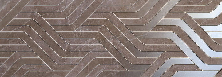 Love Tiles Marble Tortora 45x120 cm Decor Twist Glanzend Vlak 664.0139.0371 | 104371