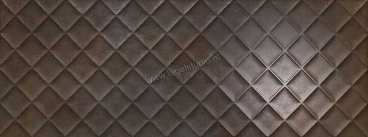 Love Tiles Metallic Carbon 45x120 cm Decor Chess Mat Gestructureerd 678.0015.0091 | 104410