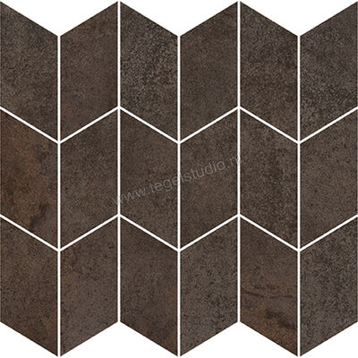 Love Tiles Metallic Carbon 35x35 cm Mozaiek Arrow Mat Vlak 663.0115.0091 | 104467