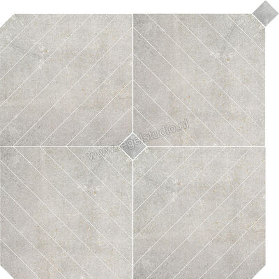 Love Tiles Metallic Steel 90x90 cm Mozaiek Axis Mat Vlak 663.0120.0471 | 104494