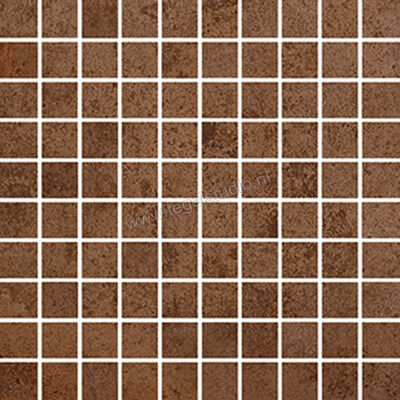 Love Tiles Metallic Corten 22.4x22.4 cm Mozaiek Lex Mat Vlak 663.0119.0441 | 104509
