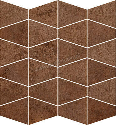 Love Tiles Metallic Corten 35x35 cm Mozaiek Prism Mat Vlak 663.0118.0441 | 104542