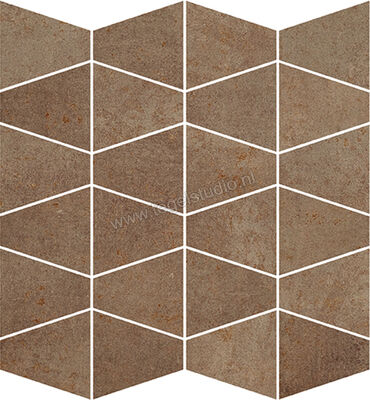 Love Tiles Metallic Rust 35x35 cm Mozaiek Prism Mat Vlak 663.0118.0061 | 104551