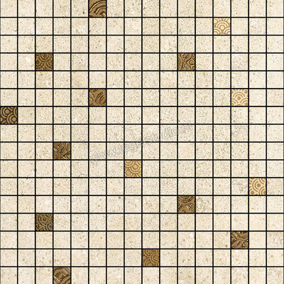 Love Tiles Nest Beige 35x35 cm Mozaiek Shelter Mat Vlak 663.0085.0021 | 104752