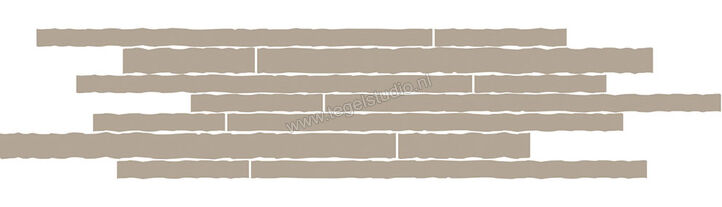 Love Tiles Splash Tortora 10x35 cm Decor Bricks Mat Vlak 663.0106.0371 | 104836
