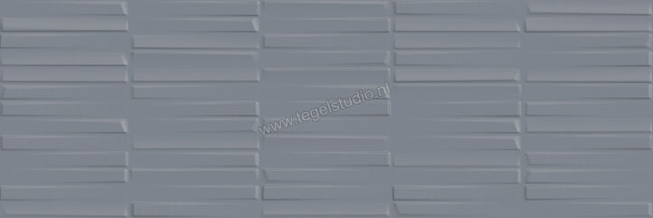 Love Tiles Splash Blue 20x60 cm Decor Freefall Mat Gestructureerd 677.0021.0081 | 104857