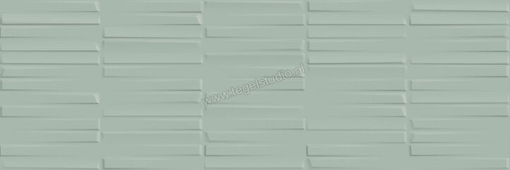 Love Tiles Splash Green 20x60 cm Decor Freefall Mat Gestructureerd 677.0021.0071 | 104860