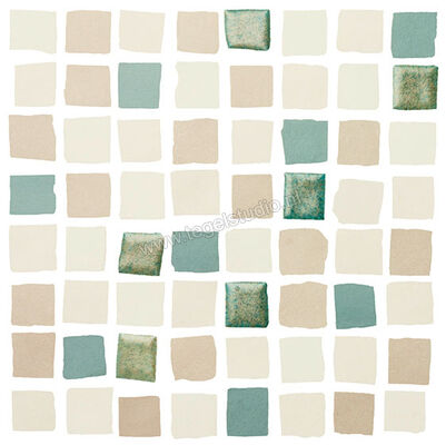 Love Tiles Splash Green 20x20 cm Mozaiek Responsive Mat Vlak 663.0108.0071 | 104917