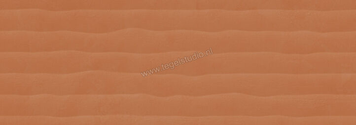 Love Tiles Print Orange 35x100 cm Wandtegel Waterfall Mat Gestructureerd 635.0116.0441 | 104974