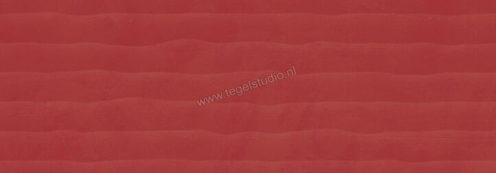 Love Tiles Print Red 35x100 cm Wandtegel Waterfall Mat Gestructureerd 635.0116.0241 | 104977